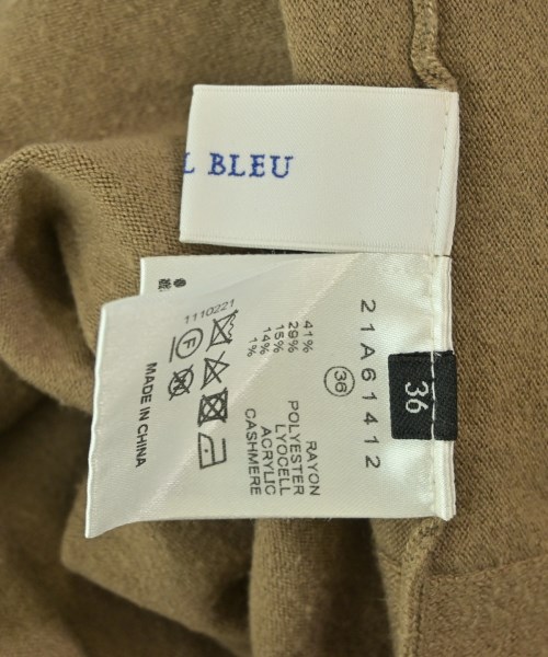 LE CIEL BLEU（ルシェルブルー）ニット・セーター 茶 サイズ:36(S位) レディース/2200677901145