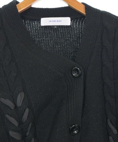 LE CIEL BLEU（ルシェルブルー）カーディガン 黒 サイズ:36(S位) レディース/2200678014097