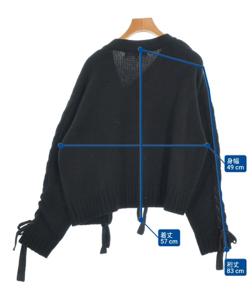 LE CIEL BLEU（ルシェルブルー）カーディガン 黒 サイズ:36(S位) レディース/2200678014097