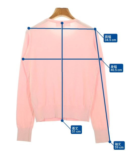 LE CIEL BLEU（ルシェルブルー）カーディガン ピンク サイズ:38(M位) レディース/2200679459026