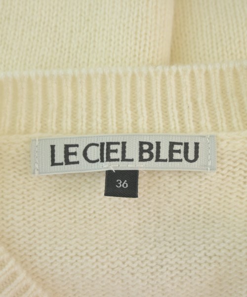 LE CIEL BLEU（ルシェルブルー）ニット・セーター 白 サイズ:36(S位) レディース/2200698624023