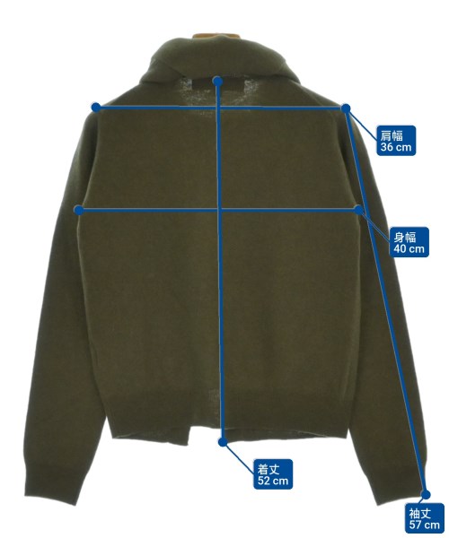 LE CIEL BLEU（ルシェルブルー）カーディガン カーキ サイズ:36(S位) レディース/2200655522027