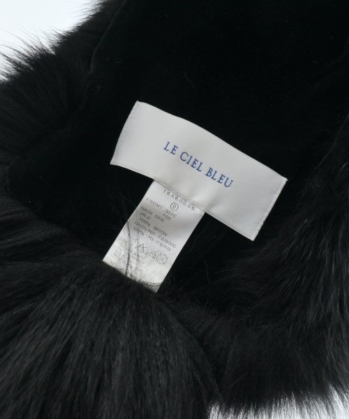 LE CIEL BLEU（ルシェルブルー）マフラー 黒 サイズ:- レディース/2200656923045