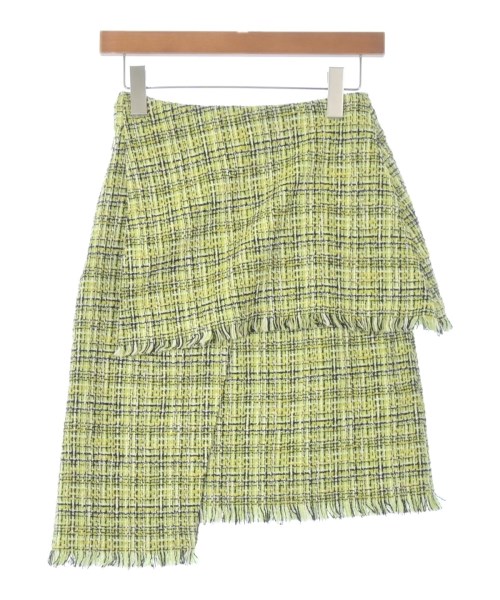 LE CIEL BLEU（ルシェルブルー）ひざ丈スカート 緑 サイズ:34(XS位) レディース/2200658163029