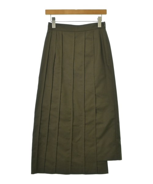 LE CIEL BLEU(ルシェルブルー)ロング・マキシ丈スカート カーキ サイズ:38(M位)/2200655024125