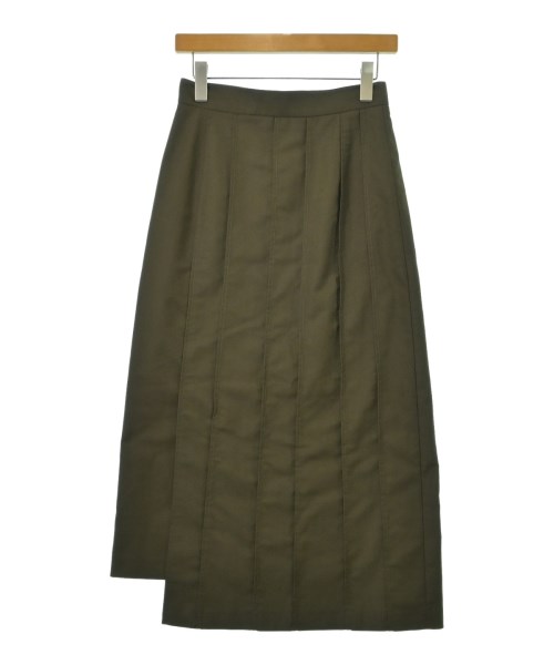 LE CIEL BLEU（ルシェルブルー）ロング・マキシ丈スカート カーキ サイズ:38(M位) レディース/2200655024125