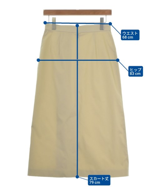 LE CIEL BLEU（ルシェルブルー）ロング・マキシ丈スカート ベージュ サイズ:38(M位) レディース/2200632956111