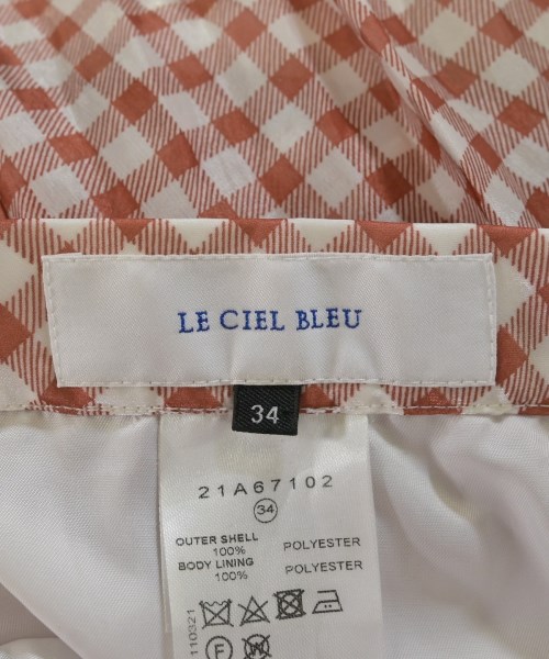 LE CIEL BLEU（ルシェルブルー）ロング・マキシ丈スカート 赤 サイズ:34(XS位) レディース/2200643813045