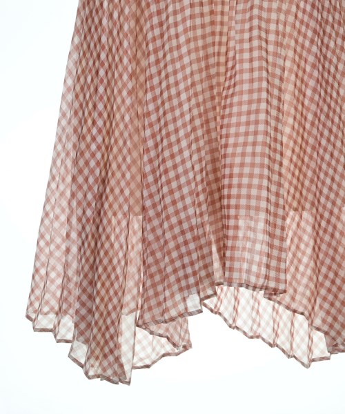 LE CIEL BLEU（ルシェルブルー）ロング・マキシ丈スカート 赤 サイズ:34(XS位) レディース/2200643813045