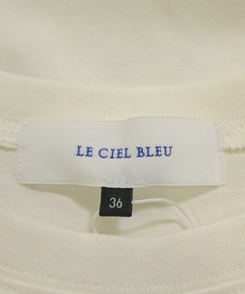 LE CIEL BLEU（ルシェルブルー）Tシャツ・カットソー 白 サイズ:36(S位) レディース/2200640876111