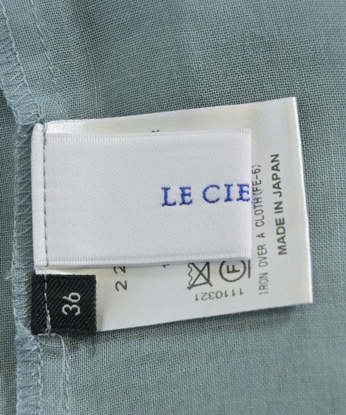 LE CIEL BLEU（ルシェルブルー）カジュアルシャツ 青 サイズ:36(S位) レディース/2200639738079