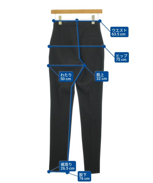 LE CIEL BLEU（ルシェルブルー）スラックス 黒 サイズ:32(XXS位) レディース/2200642831026