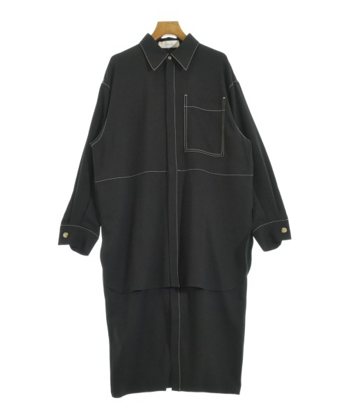 LE CIEL BLEU(ルシェルブルー)シャツワンピース 黒 サイズ:36(S位)/2200650516083