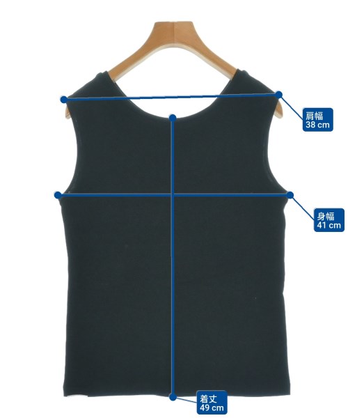 LE CIEL BLEU（ルシェルブルー）タンクトップ 黒 サイズ:36(S位) レディース/2200650586178