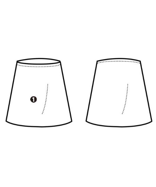 LE CIEL BLEU（ルシェルブルー）ロング・マキシ丈スカート 赤 サイズ:34(XS位) レディース/2200643785076