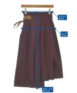 LE CIEL BLEU（ルシェルブルー）ロング・マキシ丈スカート 赤 サイズ:34(XS位) レディース/2200643785076