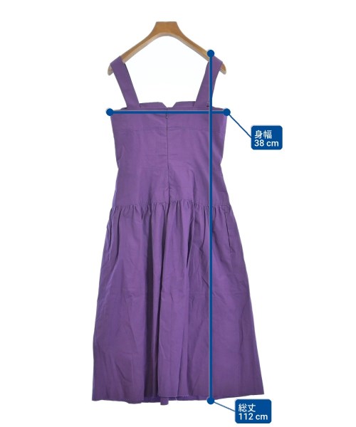 LE CIEL BLEU（ルシェルブルー）ワンピース 紫 サイズ:36(S位) レディース/2200642154231