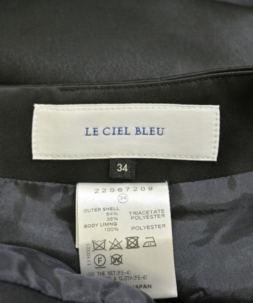 LE CIEL BLEU（ルシェルブルー）ロング・マキシ丈スカート 黒 サイズ:34(XS位) レディース/2200700645053