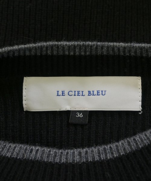 LE CIEL BLEU（ルシェルブルー）ニット・セーター 黒 サイズ:36(S位) レディース/2200703520043