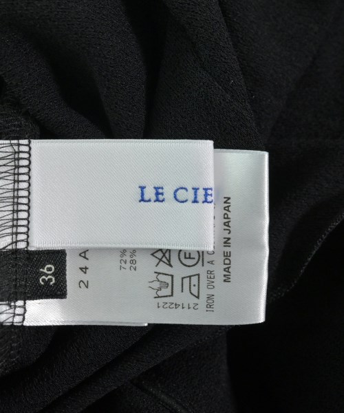 LE CIEL BLEU（ルシェルブルー）カジュアルシャツ 黒 サイズ:36(S位) レディース/2200662948094