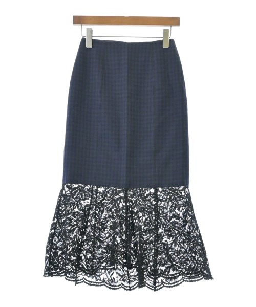 LE CIEL BLEU(ルシェルブルー)ロング・マキシ丈スカート 青 サイズ:34(XS位)/2200663016068