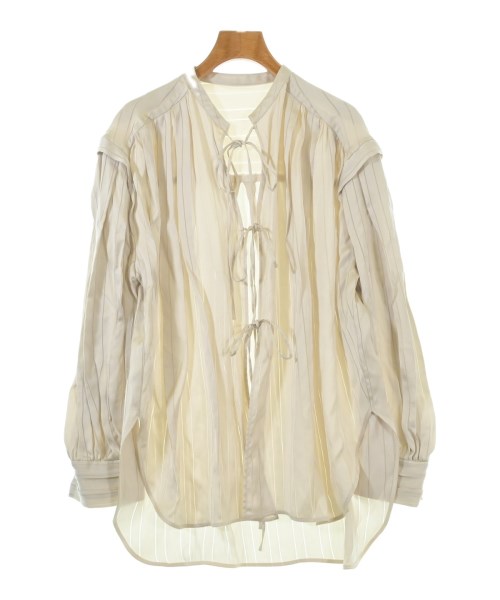 LE CIEL BLEU(ルシェルブルー)カジュアルシャツ ベージュ サイズ:36(S位)/2200663484034