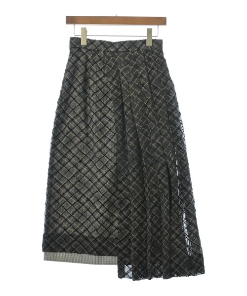 LE CIEL BLEU（ルシェルブルー）ロング・マキシ丈スカート 黒 サイズ:34(XS位) レディース/2200668200035