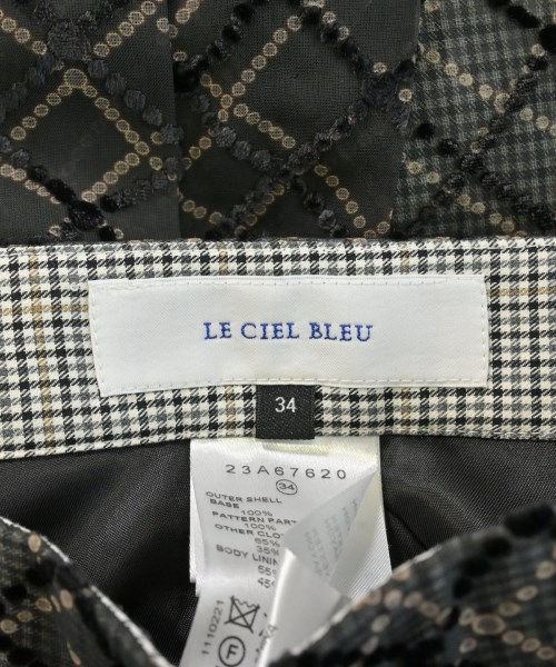 LE CIEL BLEU（ルシェルブルー）ロング・マキシ丈スカート 黒 サイズ:34(XS位) レディース/2200668200035