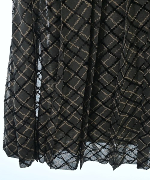 LE CIEL BLEU（ルシェルブルー）ロング・マキシ丈スカート 黒 サイズ:34(XS位) レディース/2200668200035