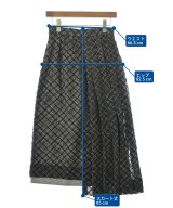 LE CIEL BLEU（ルシェルブルー）ロング・マキシ丈スカート 黒 サイズ:34(XS位) レディース/2200668200035