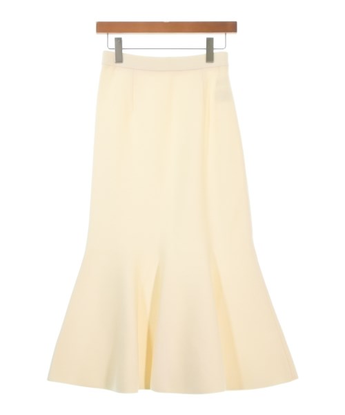 LE CIEL BLEU(ルシェルブルー)ロング・マキシ丈スカート 白 サイズ:36(S位)/2200666150059