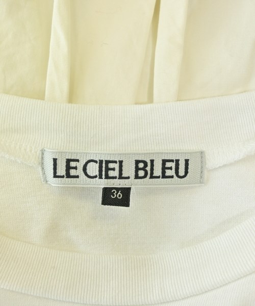 LE CIEL BLEU（ルシェルブルー）Tシャツ・カットソー 白 サイズ:36(S位) レディース/2200729327091