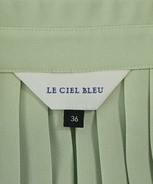 LE CIEL BLEU（ルシェルブルー）シャツワンピース 緑 サイズ:36(S位) レディース/2200719849237