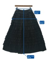 LE CIEL BLEU（ルシェルブルー）ロング・マキシ丈スカート 黒 サイズ:36(S位) レディース/2200678401286