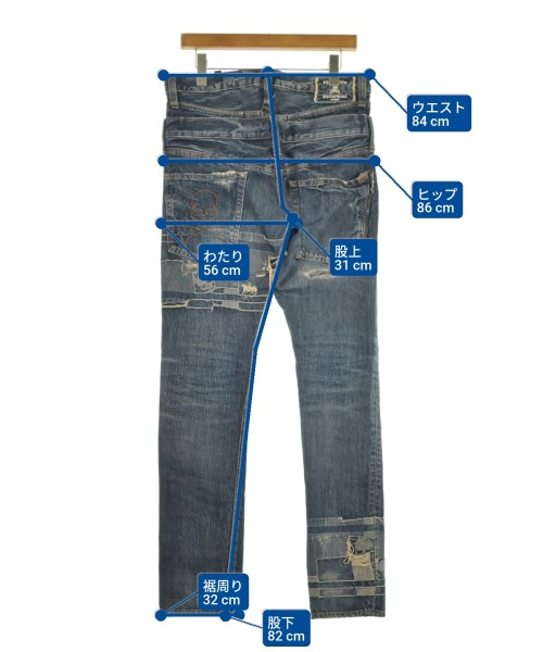 MASTER MIND JAPAN（マスターマインドジャパン）デニムパンツ 青 サイズ:M メンズ/2200658142086
