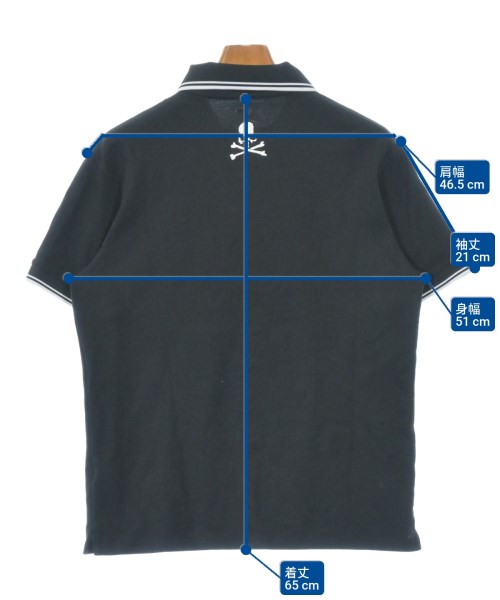 MASTER MIND JAPAN（マスターマインドジャパン）ポロシャツ 黒 サイズ:L メンズ/2200668721080