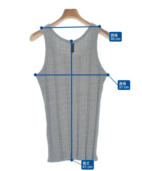 SHELLAC（シェラック）タンクトップ グレー サイズ:44(S位) メンズ/2200525046462