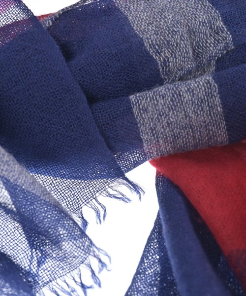 three dots（スリードッツ）ストール 紺 サイズ:- レディース/2200623288023