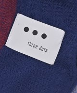 three dots（スリードッツ）ストール 紺 サイズ:- レディース/2200623288023