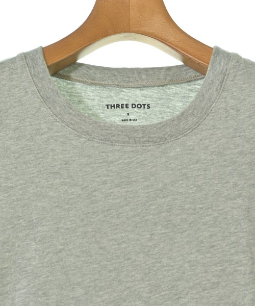 three dots（スリードッツ）Tシャツ・カットソー グレー サイズ:S メンズ/2200632522439