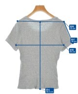 three dots（スリードッツ）Tシャツ・カットソー グレー サイズ:S レディース/2200636585027