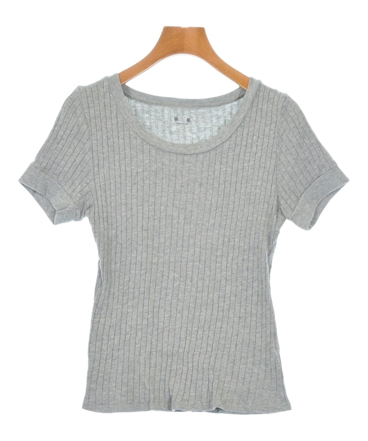 three dots（スリードッツ）Tシャツ・カットソー グレー サイズ:S