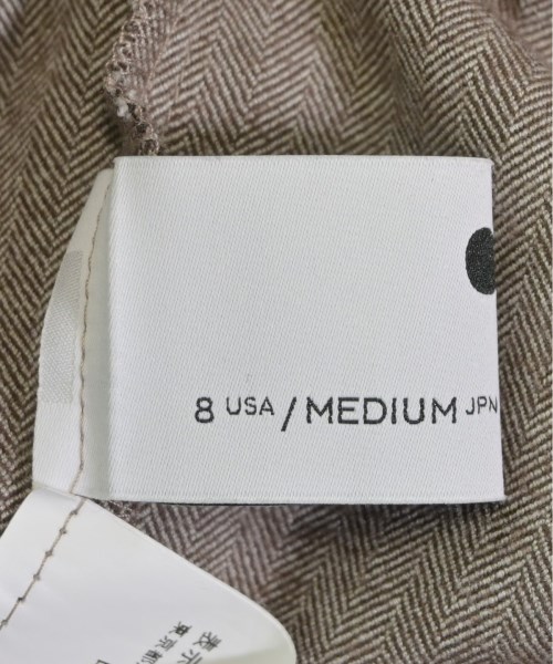 three dots（スリードッツ）スラックス 茶 サイズ:M レディース/2200620023092