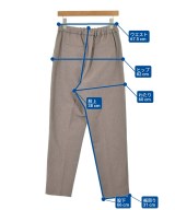 three dots（スリードッツ）スラックス 茶 サイズ:M レディース/2200620023092