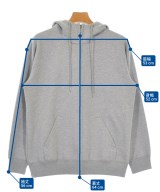 three dots（スリードッツ）パーカー グレー サイズ:M メンズ/2200626531027