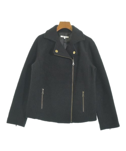 three dots(スリードッツ)ブルゾン 黒 サイズ:M/2200644005029