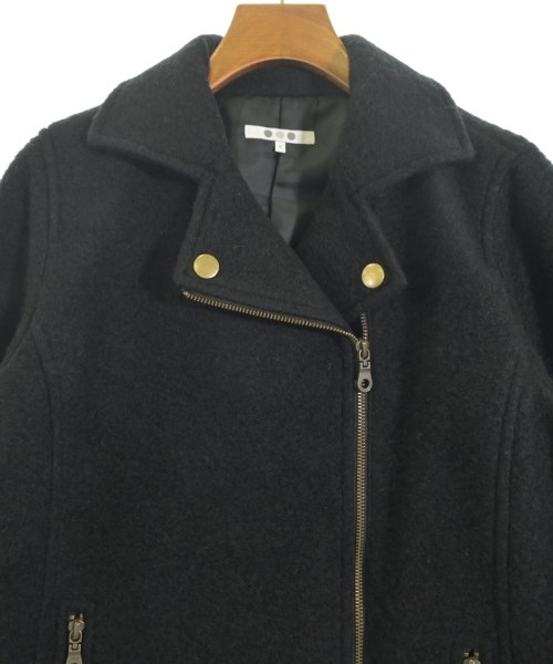 three dots（スリードッツ）ブルゾン 黒 サイズ:M レディース/2200644005029