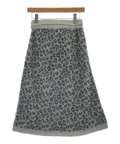 three dots（スリードッツ）ひざ丈スカート グレー サイズ:S レディース/2200644024020