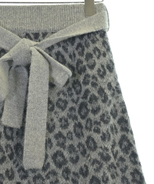 three dots（スリードッツ）ひざ丈スカート グレー サイズ:S レディース/2200644024020