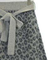 three dots（スリードッツ）ひざ丈スカート グレー サイズ:S レディース/2200644024020